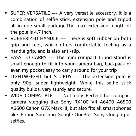 NWT Ulanzi mini tripod and phone adapter set - Picture 7 of 10